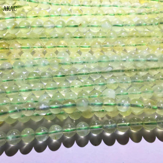 2strands 5strands Approx6mm natural A prehnite loose beads for Jewelry diy making design