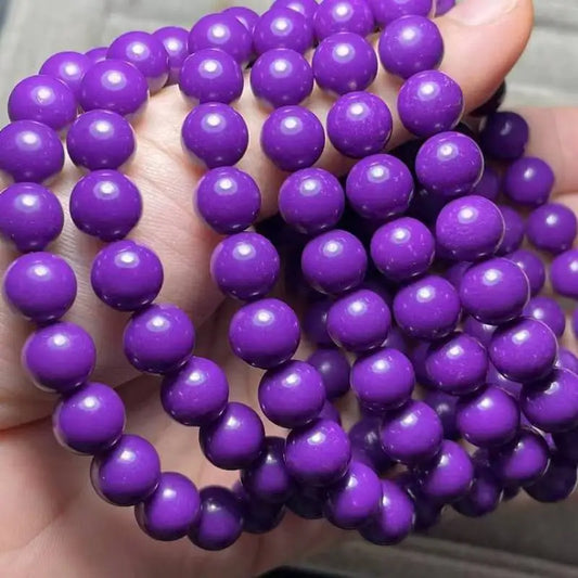 3bracelets Approx8-8.8mm natural purple lepidolite bracelet beads wholesale