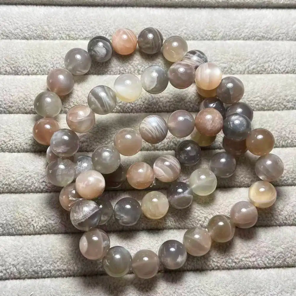 Räumungsnummer (32) 3 Armbänder wie abgebildet ca. 10-10,8mm bunter Mondstein Großhandel