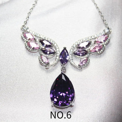 колье из серебра 925 пробы