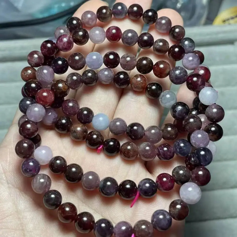 clearance (56) 4bracelets Approx6-6.8mm deep color spinel  bracelet beads wholesale