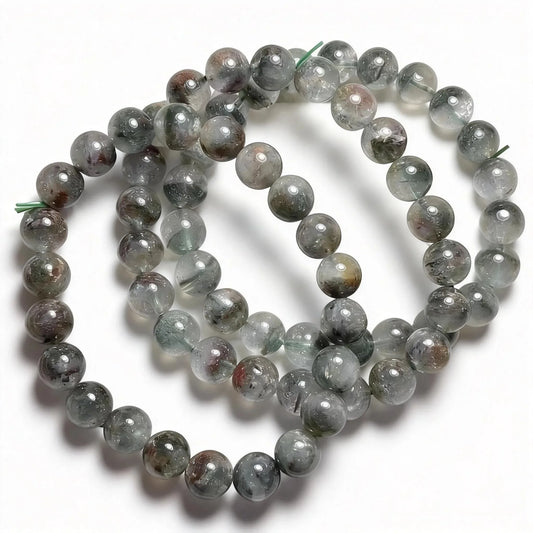 Clearance Number (16)  3bracelets as photo  approx8mm natural phantom quartz wholesale